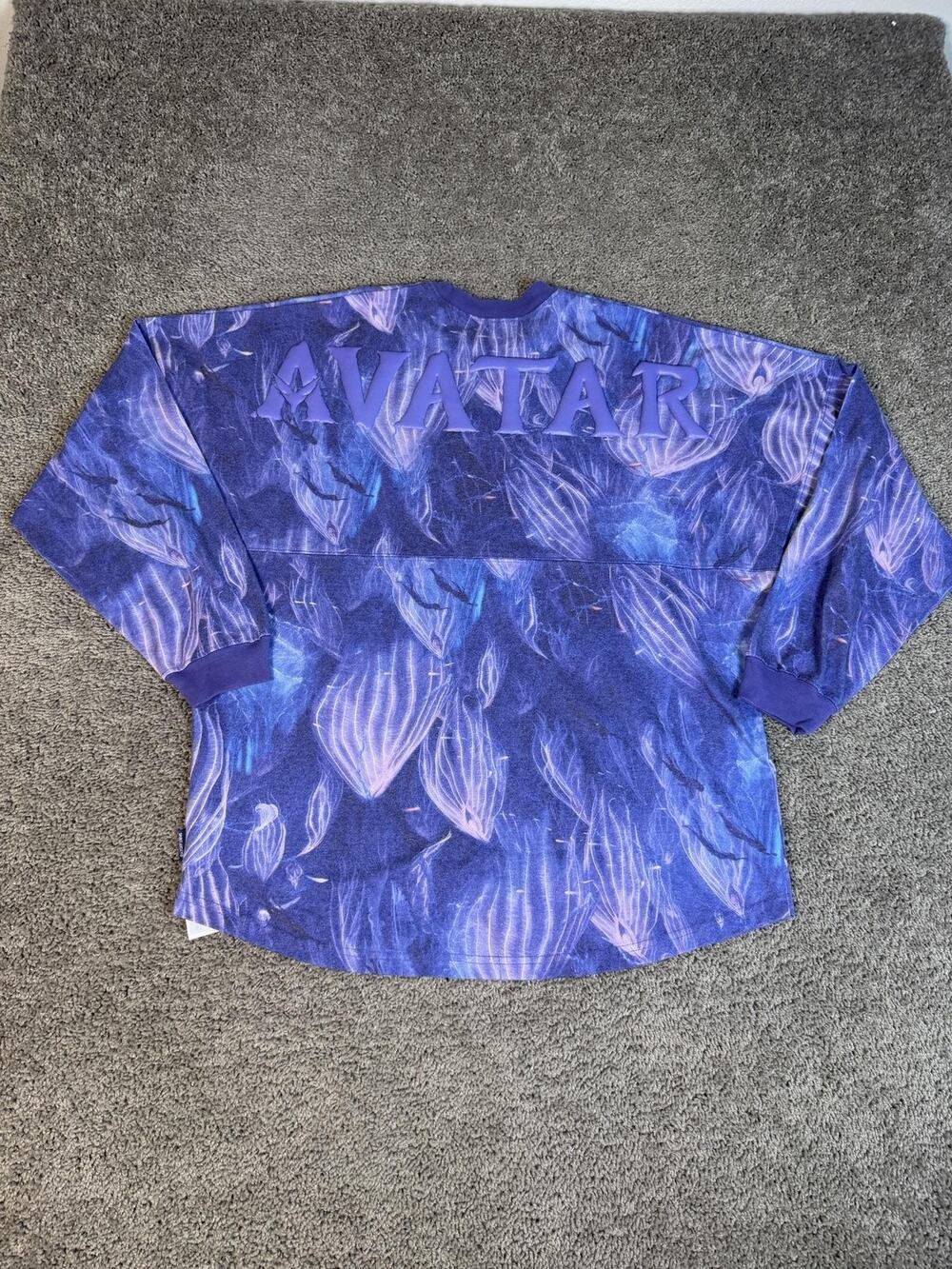 Avatar Spirit Jersey Shirt Adult Large Purple Pandora Way Of Water Long Sleeve